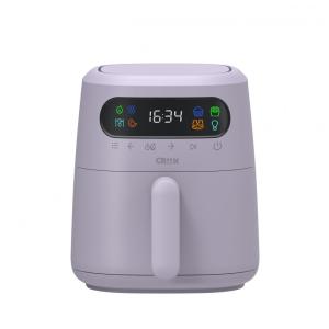 Fritadeira Elétrica Airfryer 2,8L com Tecnologia TurboCrisp e Controle de Temperatura, 110V 1300W, CRUX, Roxa
