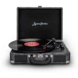 Vitrola Toca Discos Retrô Vitrola, 3 Velocidades com Funções Bluetooth, AUX, USB, 110v, BYRONSTATICS KTS 601BT, Preto