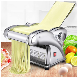 Máquina de Macarrão Elétrica, 135W, 6 Configurações, Aço Inox, 110v, DONSU, Prateado