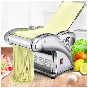 Máquina de Macarrão Elétrica, 135W, 6 Configurações, Aço Inox, 110v, DONSU, Prateado