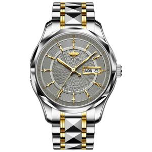 Relógio Masculino Analógico Automático, OUPINKE TY OU G3172, Prateado