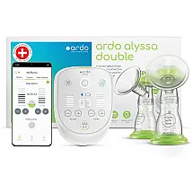 Bomba Tira Leite Recarregável com Função de Memória, Bombeamento de Energia Integrado e APP, Ardo, Branca e Verde