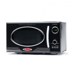 Micro ondas de Bancada 25 Litros Multifuncional, 800W, 110v, NOSTALGIA Retro, Preto