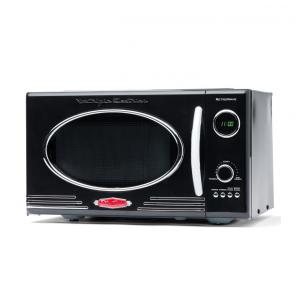 Micro ondas de Bancada 25 Litros Multifuncional, 800W, 110v, NOSTALGIA Retro, Preto