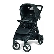 Carrinho de Bebê Leve com Todos os Recursos, Peg Perego Booklet, Preto Onix