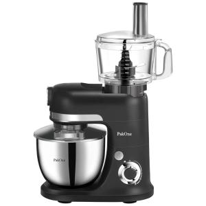 PakOne KO 8183 Batedeira de Bancada 6.5L com 6 Velocidades, Aço Inoxidável, 800W, 110V, Preto