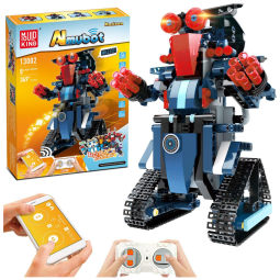 Kit de Construção Robô STEM com Controle Via APP para Crianças de 8 a 13 Anos, Anysun, Roxo