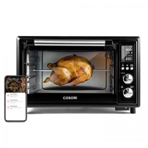 Forno Elétrico de Bancada 30 Litros com 13 Funções, 100 Receitas e 6 Acessórios, 110V 1800W, COSORI CS130, Preto