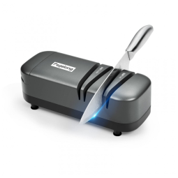 Afiador de Facas Elétrico Multifuncional, 2 Estágios, PEGELONG S820, Cinza