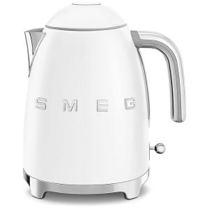 Chaleira Elétrica SMEG 50s Retro Style 7 Copos com Desligamento Automático, Base Removível e Indicador de Água, KLF03WHUS, Branca