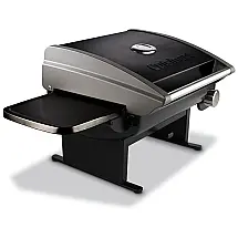 CGG 200B Churrasqueira, Grill Gas de Luxo Medidor de Temperatura Pressão, CUISINART CGG200B, Preto