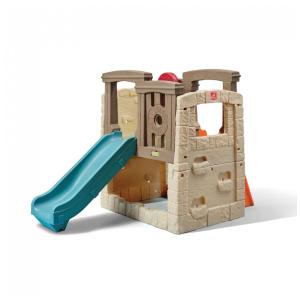 Playset Infantil Para Crianças de 2 a 6 Anos, Com Escorregador, Parede de Escalada e Estrutura de Plástico Resistente, Fácil de Montar