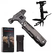 Multiferramenta com 16 Funções em Aço Inoxidável, Chrikidor, Preto