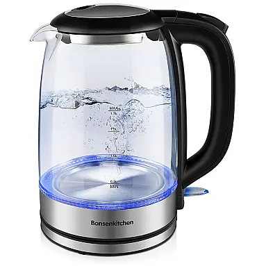 Bonsenkitchen Chaleira Elétrica 1.7L de