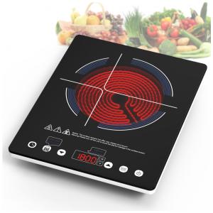 Cooktop Elétrico Portátil de Indução com 9 Níveis de Potência, Trava para Crianças, Temporizador e Proteção Contra Superaquecimento