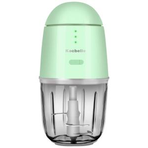 Kocbelle Mini Processador de Alimentos, Pote de Vidro de 295 mL, 150W, Verde