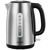 Chaleira Elétrica Sem Fio, COMFEE CEKS001, Prateado