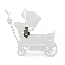Adaptador Veer Preto para Bebê Conforto Compatível com Nuna Cybex Maxi-Cosi Britax