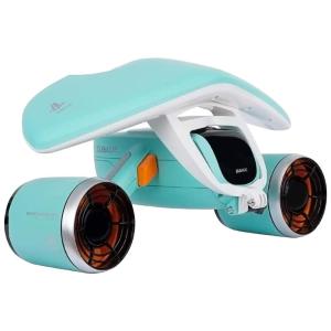 Scooter de Propulsor Aquático Mergulhe de até 30 Metros para Crianças e Adultos, Água, SUBLUE Whiteshark Mix, Verde claro