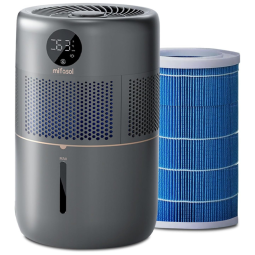 Umidificador Evaporativo para Ambientes Grandes 5L com Modo Sono Silencioso e Preenchimento Superior, Mifasol MFSJSQ22F, Cinza