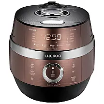 Panela de arroz, Multifuncional e programável por indução elétrica, 10 xícaras, marrom, CUCKOO CRP JHVR1009F, Marrom Claro