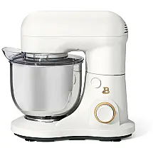 Batedeira planetária Beautiful 5,0L branca com tigela inox, 12 velocidades, cabeça basculante, 300W, 110V