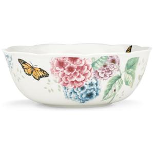 Tigela Elegante e Sofisticada com Capacidade de 2.1L, Material de Porcelana e Formato Redondo, LENOX 841012, Branca Colorida