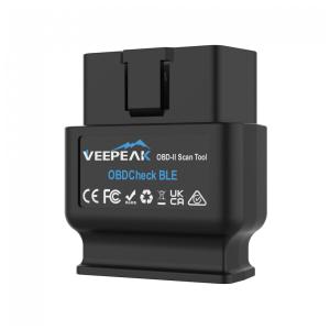 Scanner OBD II Bluetooth Veepeak OBDCheck BLE para Verificação de Códigos de Luz do Motor, Diagnóstico Automotivo Bluetooth Duplo para iOS