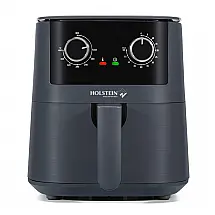 Air Fryer Holstein Housewares Cinza Escuro 4,2L Fritadeira Sem Óleo Timer 60min 1400W Modelo HH-09114019DG