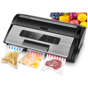 Seladora a Vácuo Úmido, Seco com Painel de Controle Digital e Aço Inoxidável, 110v, ABVOT, Prateado