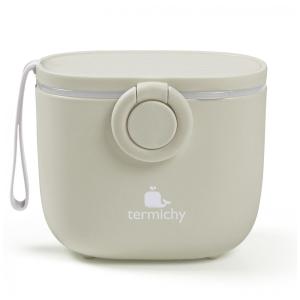 Dispenser Fórmula Bebê Termichy Caqui Portátil com Alça e Colher 250g 500ml