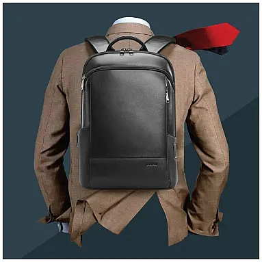 Mochila de Couro para Laptop