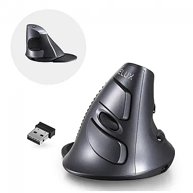 Mouse Ergonômico Vertical sem Fio