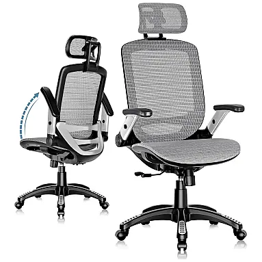 Cadeira de Escritório Ajustável Ergonômica