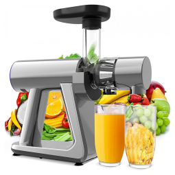 Centrífuga de Frutas com 2 Velocidades, Silencioso, 150W, 110v, ZUUKOO, Prateado