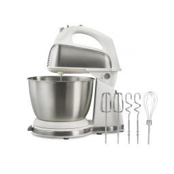 Mixer e Batedeira Hamilton Beach Clássica, 4 Litros, 6 Velocidades, 290W, Branca - Modelo 64655 290