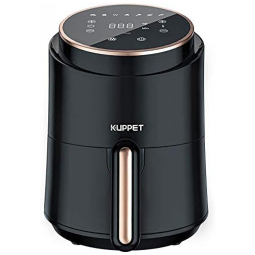 KUPPET Fritadeira Elétrica AirFryer 7 em 1 Capacidade 1.5L, 1500W, 110v, NA, Preto