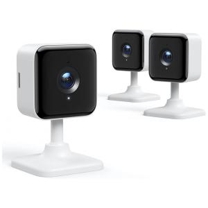 Câmera de Segurança Interna WiFi HD com Visão Noturna e Detecção de Som, 3 UN, Xbro, Branca