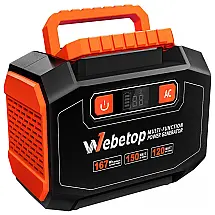 Estação de Energia Portátil Saída 12V 110V USB 200W 45000mAh Backup de Energia Luz LED Silencioso