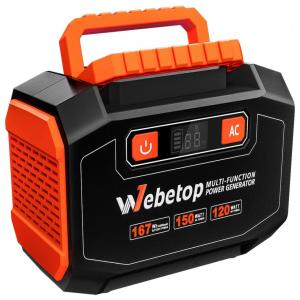 Estação de Energia Portátil Saída 12V 110V USB 200W 45000mAh Backup de Energia Luz LED Silencioso