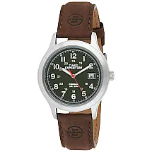 Relógio Masculino Analógico Expedition com Pulseira de Couro, Modelo, TIMEX T40051, Marrom Escuro