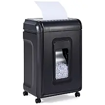 Fragmentadora de Papel e Cartões 18 Folhas com Micro Corte, 110V, AMZ, Preta