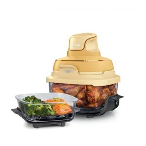 Ninja Air Fryer Crispi Fritadeira 4 em 1 Sistema de Cozimento Portátil 3,78 litros, 6 Copos de Vidro, Contêineres Crocantes