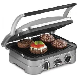 Grill Elétrico Antiaderente 5 em 1 com Placas Removíveis,350W 110V, Nozaya, Prata