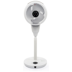 Ventilador Pedestal com Baixo Consumo de Energia, Super Silencioso e 12 Velocidades, 220V 23W, Meaco MeacoFan 1056P, Branco