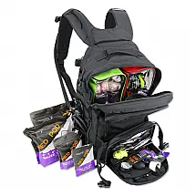 Mochila Tática de Primeiros Socorros Lightning X MB45 Preta 270 Peças com Bolsa de Hidratação