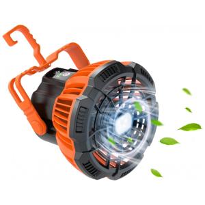 Ventilador de Mesa Portátil 3 Velocidades Ajustáveis, 110v, BLUEFIRE, Laranja