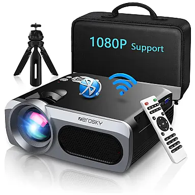 Projetor Portátil HD 1080P Compatível