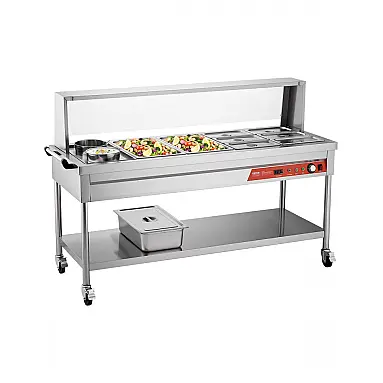 Balcão Térmico VEVOR Inox 8