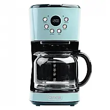 Haden 75032 Cafeteira Vintage Programável Reservatório 1.5L com Tela LCD, 110V, Azul